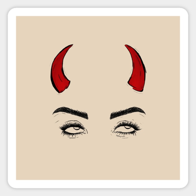 Demon Girl Sticker by asperillafdz